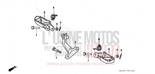 MARCHE XR400R3 de 2003